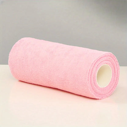 1 roll/20 reusable microfiber cleaning cloths - kitchen towels, multi sided household cloths