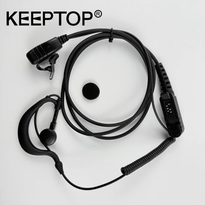 Earpiece Headset Mic For Motorola Radio DP2400 DP2600 XiR P6600 P6620 E8600 MTP3150 MTP3550 XPR3500 3300 Walkie Talkie Earphone