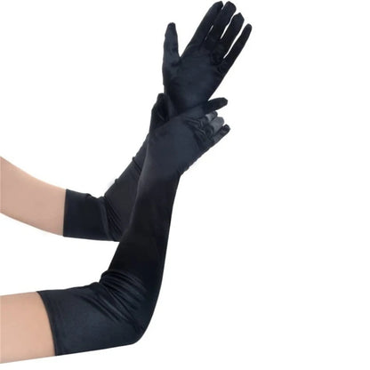 Satin Long Gloves For Women Wedding Gloves Performance Gloves Dance Gloves Satin Gloves Banquet Gloves Prom Gloves