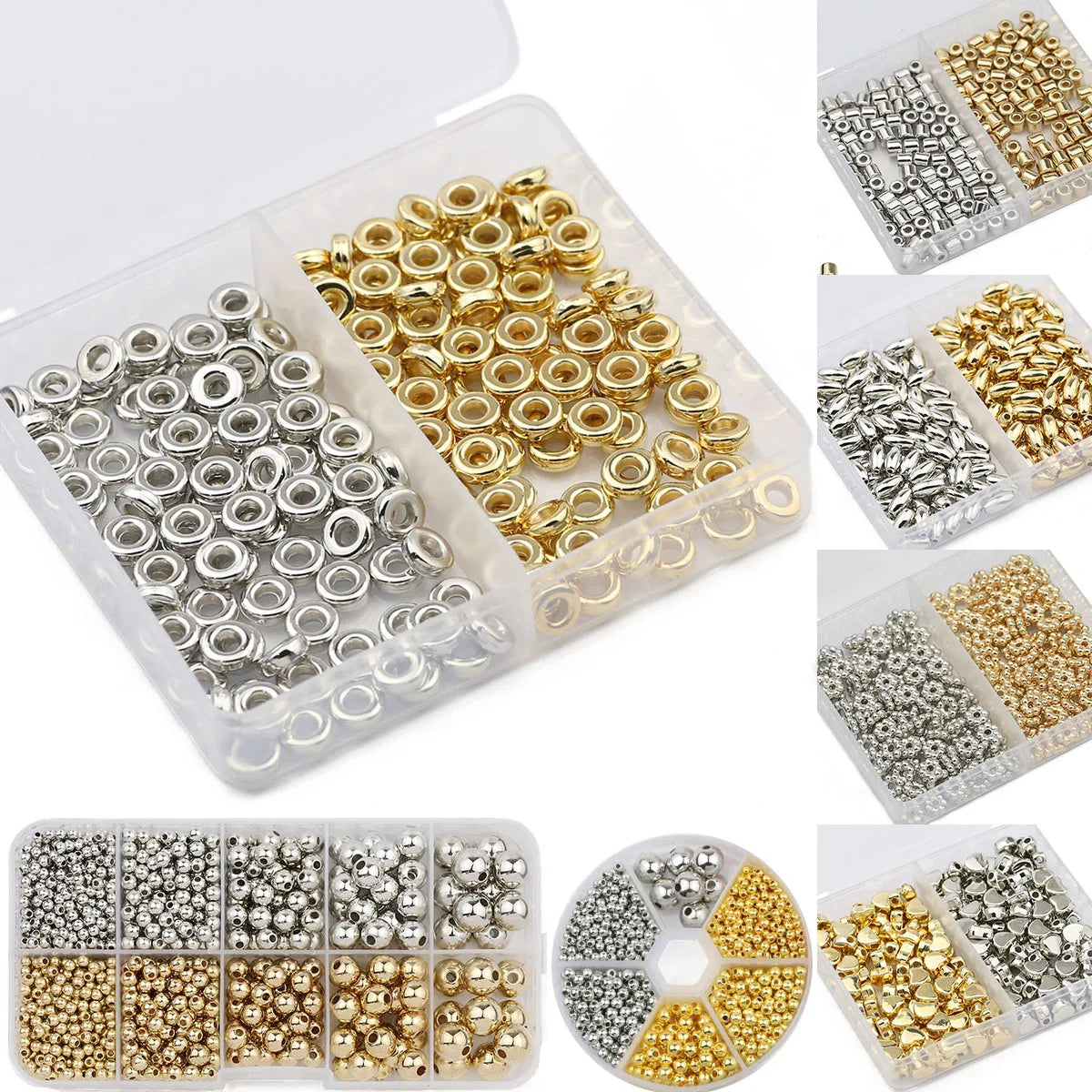 CCB Craft Kits A Variety of Styles Sizes—Handmade DIY Jewelry Making Materials Accessories for Bracelets Necklaces Other Jewelry