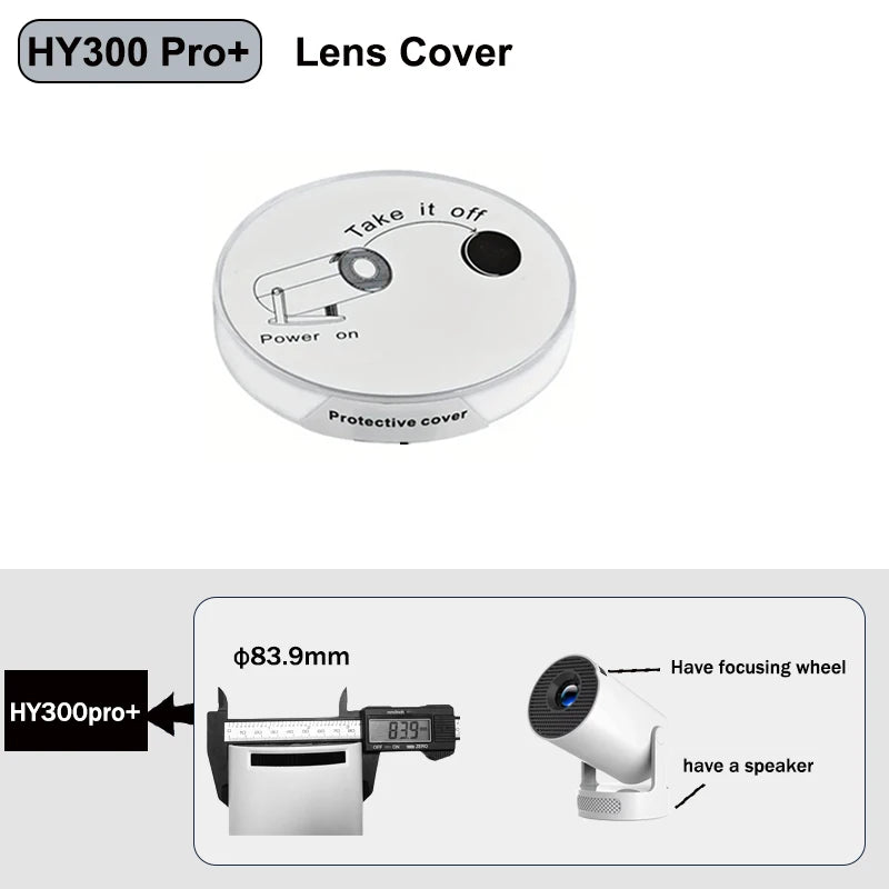 DITONG Projector Lens Cover Avoid Dust Lens Protector for Magcubic HY300Pro+ HY300Ultra Projector Accessories