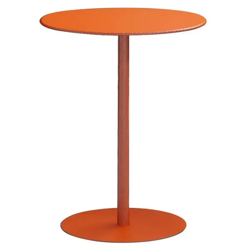Simple Cream Style Luxury Sofa Side Table Bedroom Bedside Table Round Tables Blue Coffee Tables Tea Table Living Room Furniture