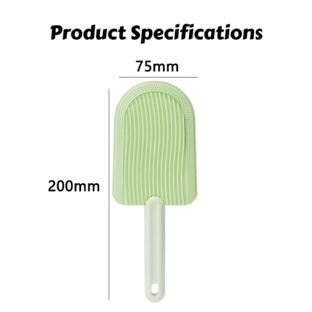 Dual-Sided Pet Grooming Brush: Detangling & Shedding Tool on One Side, Gentle Massage Bristles on the Reverse - for Pets