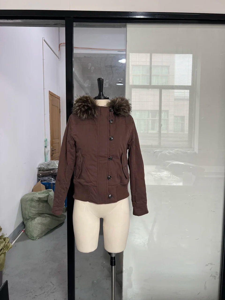 2025 New Lady Trendy Y2k Jackets Vintage Slim Hooded Fall Women Fur Collar Cozy Coat Retro Winter Autumn High Street Outerwear