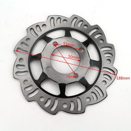 Brake Shake Bracket 110cc 125cc 140cc BBR TTR Motorcycle Front Disc Brake Kit Hydraulic System