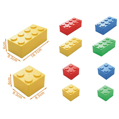 storage box Creative Storage Box Building Block Shapes Plastic Saving Space Box Superimposed Desktop Handy Office Supplies