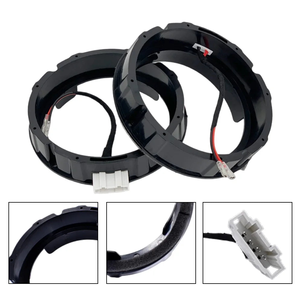 1pair car Speaker Adapter for Volkswagen Magotan Sagitar Tiguan Skoda Octavia Audio Mount 6.5 8 Inch Special with Lossless Plug