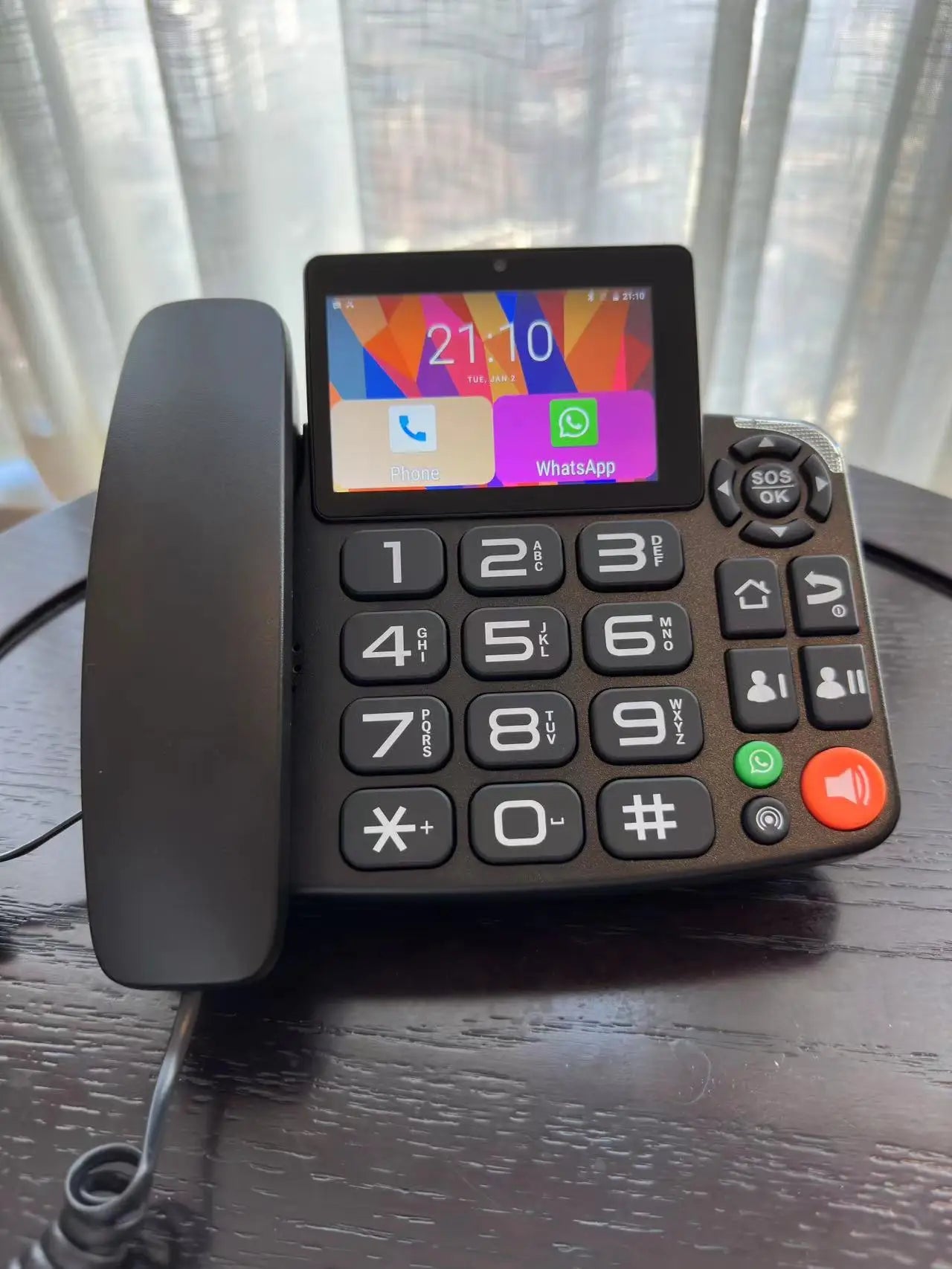 Smart Wireless Fixed LTE Landline Phone 4G Android play store 3+32GB via TF Card