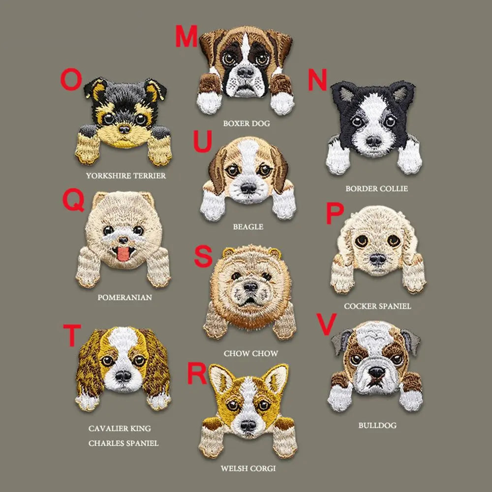 Cute Small Dog Baby's Clothes Patch Clothing Patches Applique Backpack Decoration