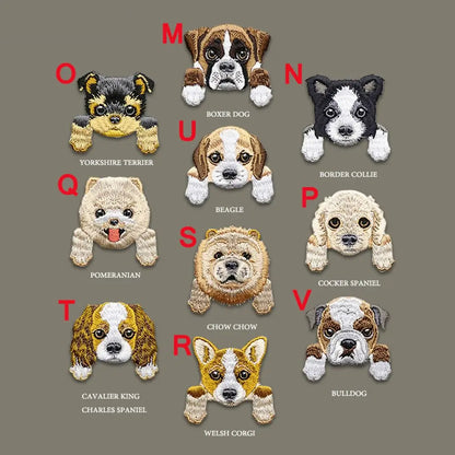 Cute Small Dog Baby's Clothes Patch Clothing Patches Applique Backpack Decoration