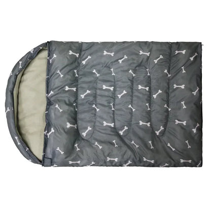 Dog Sleeping Bag Bone Pet Sleep Mat Outdoor Camping Warm Kennel Pad Dog Bed Blanket dog beds for medium dogs pet supplies puppy
