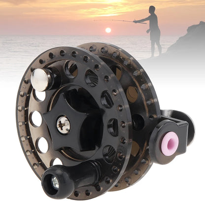 Mini Winter Ice Fishing Reel Ultralight 50mm 55mm 60mm Hand Reel Fly Fishing Line Wheel Carp Spool Pesca  Tackle