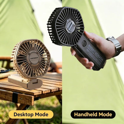 Portable Handheld Fan with Removable Battery,3-Speed Wind,115° Foldable Personal Fan for Travel, Office, Outdoor