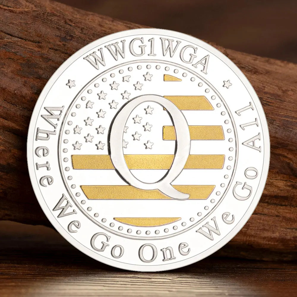 Where We Go One We Go All Commemorative Coins Usa Q Coins Collectible Coins Souvenirs Gift