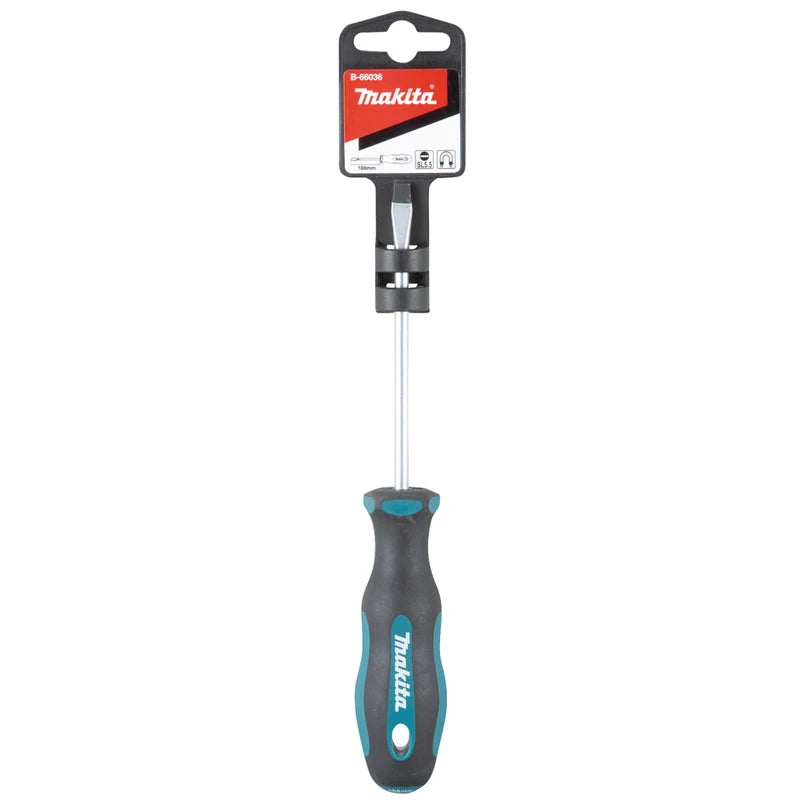 Makita B-66036 Screw Driver SL5.5x100mm Wear Resistant Ergonomic Electrician Repair Screwdriver Tool Accessory