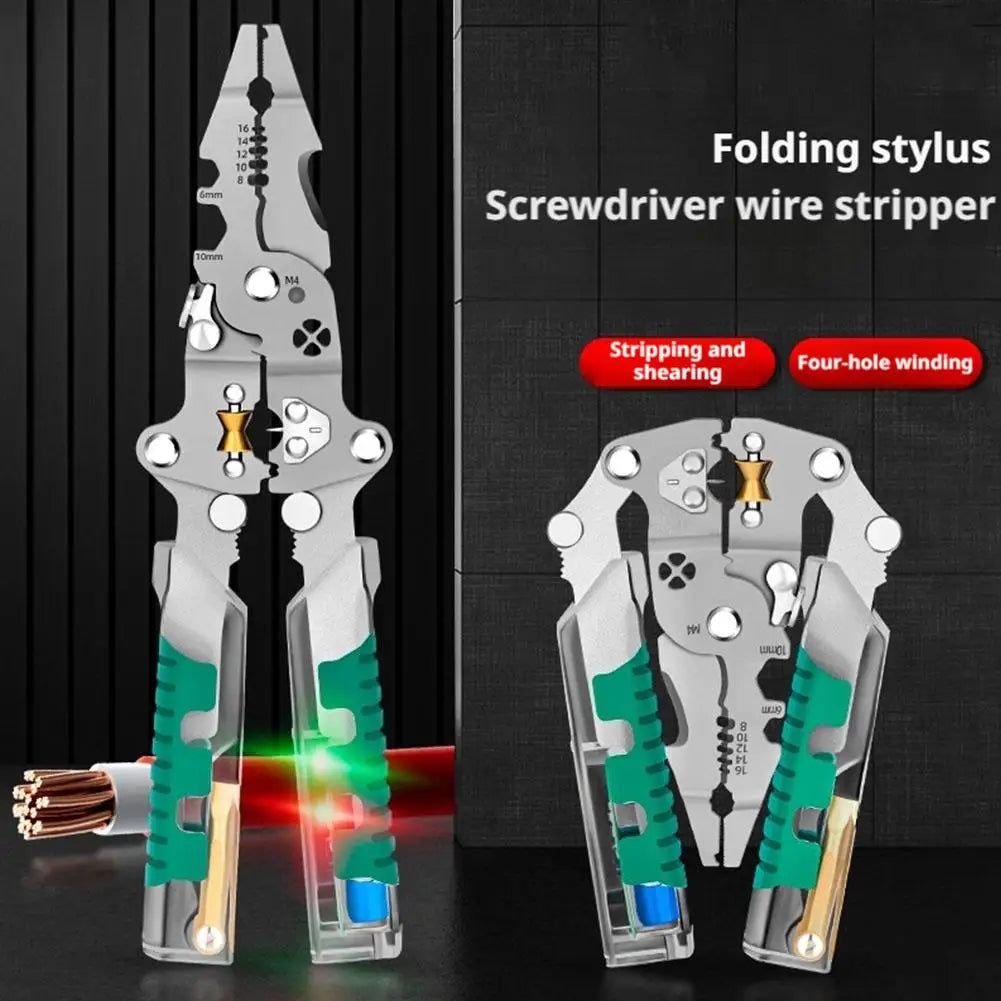 Multi-tool Pliers Electrician Dedicated Wire stripping Peeling Wiring Crimping Tools Tough Built Hand Tools With Electrical Test