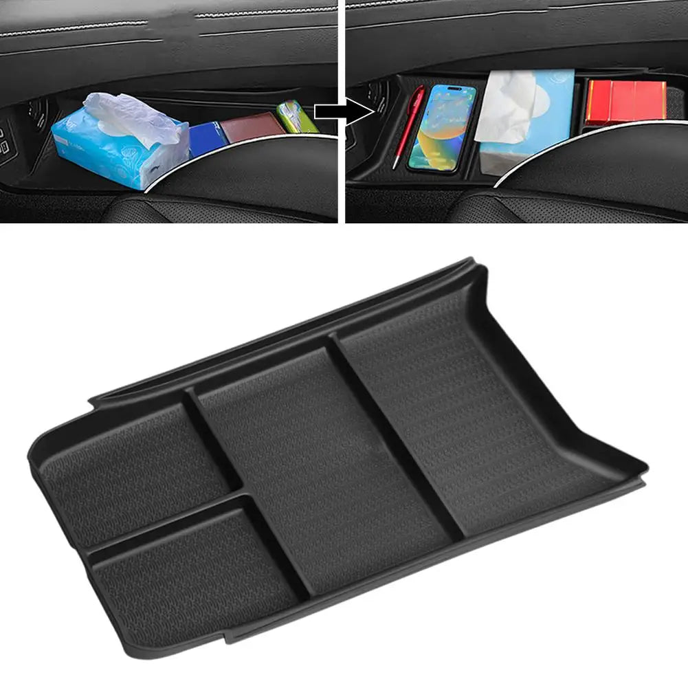 Center Console Lower Storage Box For Chery OMODA 5 C5 E5 EV Model 2024 2025 Organizers Accessories Tidying Black G7I3