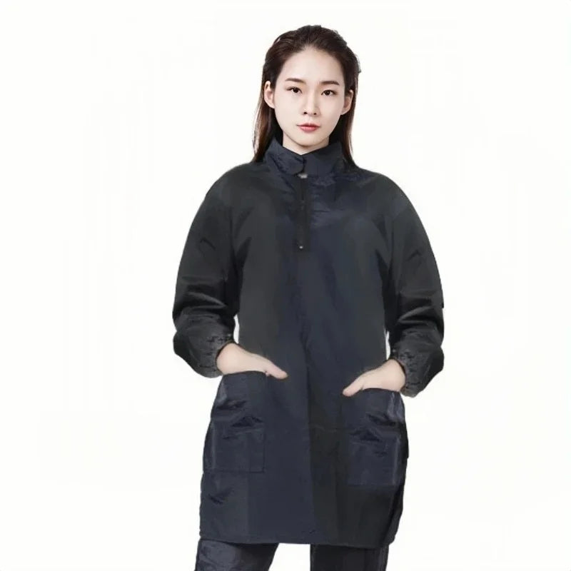 Long Style Pet Dog Grooming Clothing Pet Shop Groomer Uniform Waterproof Anti Hair Working Clothes Hair Salon Hairdresser's Robe