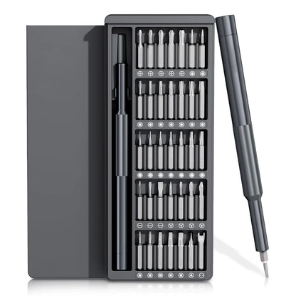 Precision Screwdriver Set, Screwdriver Kit with 36 Long S2 Bits, Magnetic Repair Tool for Glasses, Watches, PC, Computer, Camera