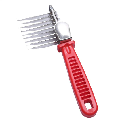 Gentle Detangling Comb for Dogs Grooming Comb Brush Pet Hair Removal Smooth Mat Brush Supplies Cats Dematting Tools for Indoor