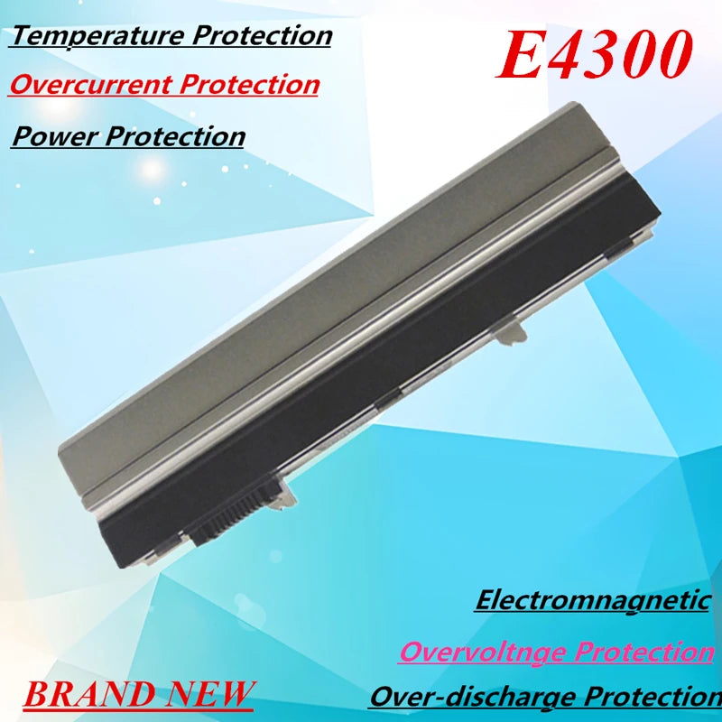 E4300 Laptop Battery For DELL Latitude E4300 E4300n E4310 E4320 E4400 PP13S XX330 XX334 XX337 YP459 YP463 U817P