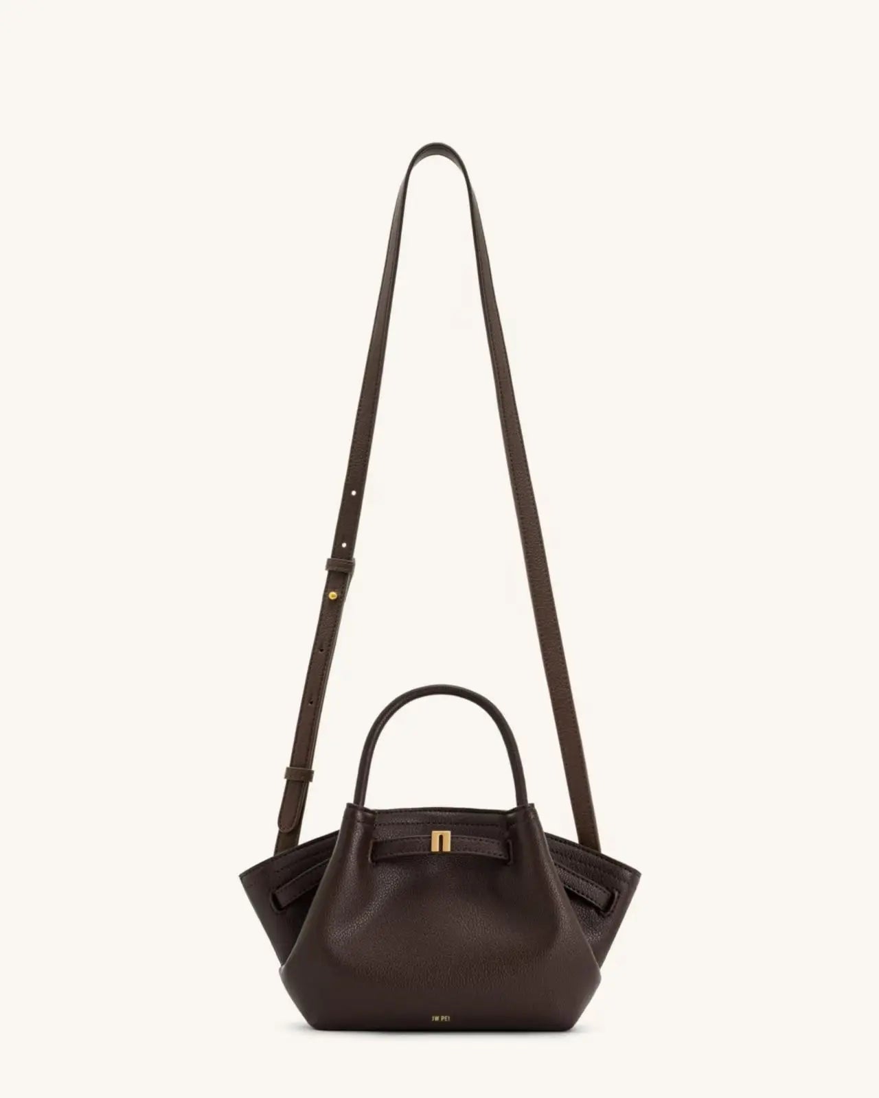 JW PEI HANA Tote Bag Dumpling Bun Small Women's Shoulder Crossbody Bag High Quality Handheld Small Bag Women'sMedium Faux Suede