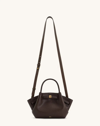 JW PEI HANA Tote Bag Dumpling Bun Small Women's Shoulder Crossbody Bag High Quality Handheld Small Bag Women'sMedium Faux Suede