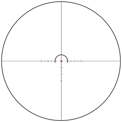 VictOptics S10 1-10x24i Rifle Scope Fiber Reticle 5-Level Illumination Long Eye Relief Wide FOV 1/4 MOA Lock Turret for Hunting