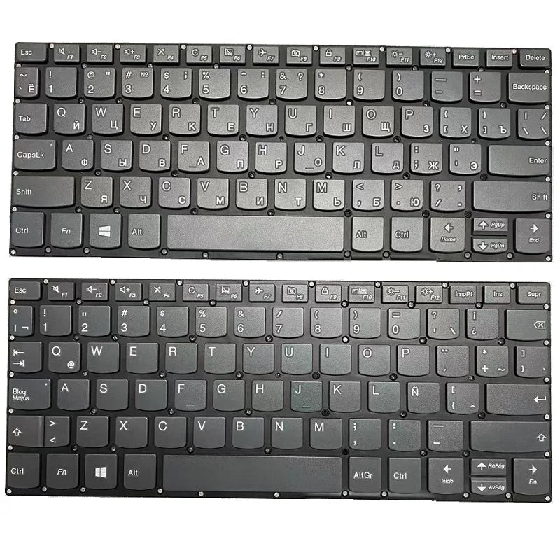 New OriginalUS Latin Russian For Lenovo Yoga 330 11IGm 330-11 English Laptop Replace Keyboard