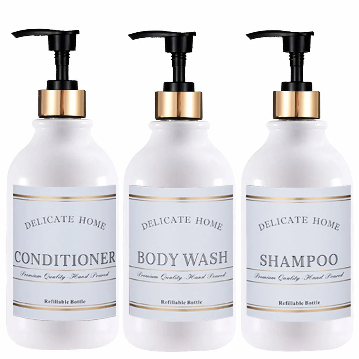 Soap Dispenser with Pump and Labels Dish Soap Dispenser for Kitchen Sink Countertop Decoration Refill Hand Wash Bottle