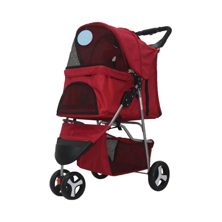 Waterproof Puppy Dog Pet Stroller for Travel Outdoors and Carrying Pets