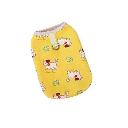 1pc-Pet Clothing Happy Two Leg Velvet Clothes Autumn and Winter Small and Medium sized Dog Pet Clothing