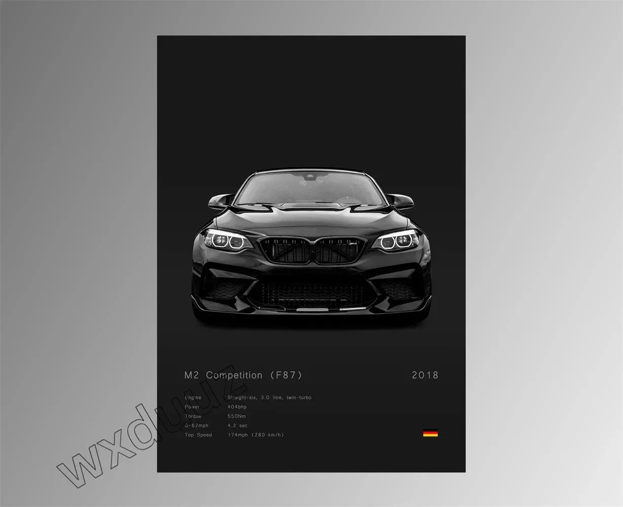 Modern Design Home Decoration Classic Popular Car Brand Motorsport Supercar Canvas Painting Wall Art Aesthetic Room Decor Poster