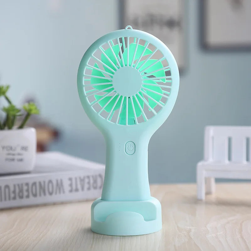 Portable Fan Mini Handheld Electric Fan Usb Rechargeable Handheld Small Pocket Fan  Air Cooler Desktop Office Travel Pocket Fan