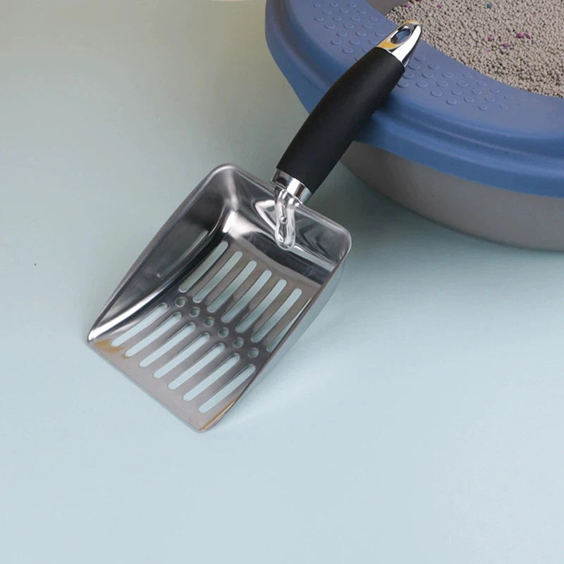 For Dog Cat Clean Feces Cat Litter Shovel Pet Cleanning Tool Pet Products Metal Long Handle Scoop Cat Sand Cleaning