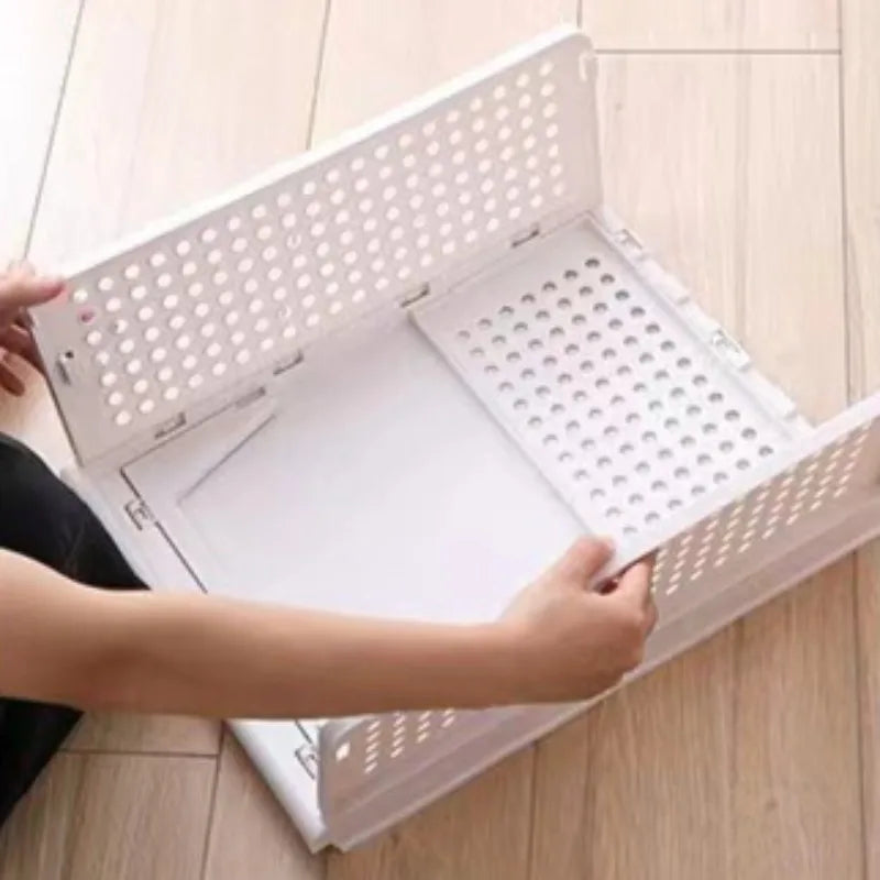 Wardrobe Clothes Folding Storage Organizer Boxes Stackable Moisture-proof Waterproof Layered Drawer Style Clothes Storage Box