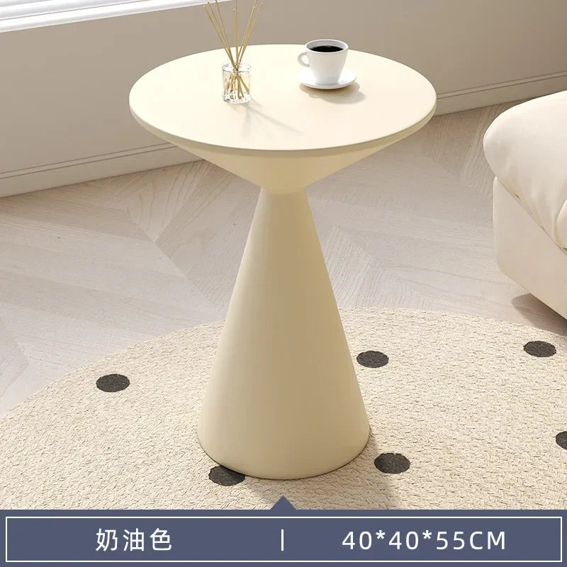 Round Coffee Table Home Living Room Side Table Small Sofa Sideboard Bedroom Hotel Corner Table Modern Living Room Decor