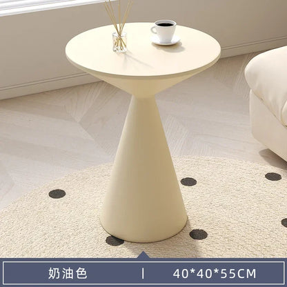 Round Coffee Table Home Living Room Side Table Small Sofa Sideboard Bedroom Hotel Corner Table Modern Living Room Decor