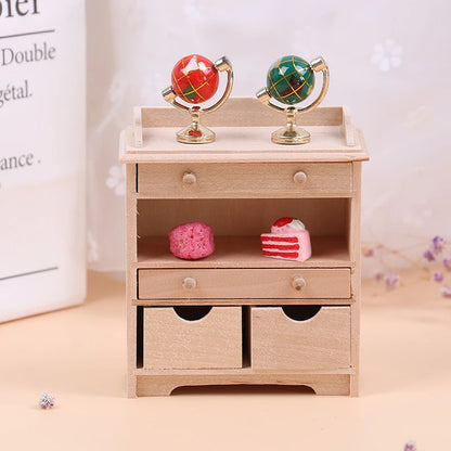 1:12 Dollhouse Miniature Cabinet Set - Living Room Furniture Accessories