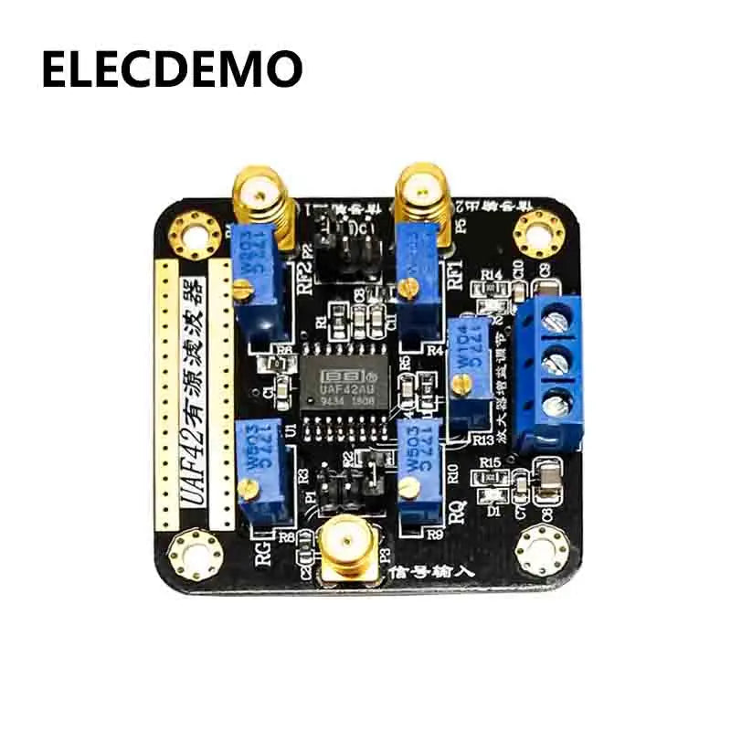UAF42 Active Filter Module, Configurable High-Pass, Low-Pass & Band-Pass Filter, Tunable Low-Pass Signal Filter