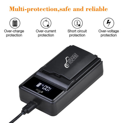 PicklePower 3600mAh PSP-1000 Li-ion Rechargeable Battery+LED USB Charger For Sony PSP 1000 PSP-S110 PlayStation Portable Console