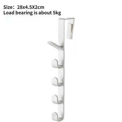 Door Hanger Wall Organizer Hook Bedroom Clothing Hook Holder Coat Hat Bag Rack Bathroom Kitchen Home Storage Organization