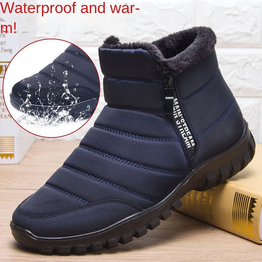 Men'S Winter Sports Shoes Soft Bottom Anti Slip Casual Sneakers Cold Proof And Warm Keeping Men'S Sneakers   Free Shipping Shoes
