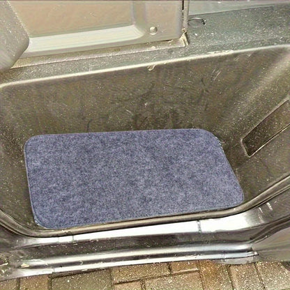 2 Pcs Motorhome Floor Mat Black Caravan Step Mat Dust Proof Stair Mat For Outdoor Travel Camping Motorhome Accessories