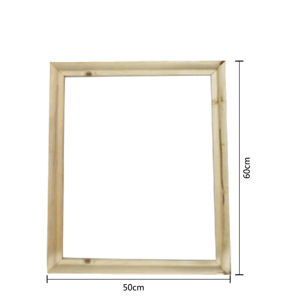 DIY Picture Canvas Oil Painting Frame Nature DIY Wood Frame Art Poster Painting By Numbers Photo Frame Craft Home Wall Art Decor