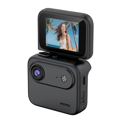 Lenovo Mini Action Camera 4K HD Recording VLOG Flip Screen Recorder Anti Shake 140 ° Wide-angle Lens Cycling Sports Camera