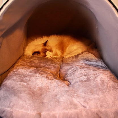 Removable Washable Enclosed Pet Bed Autumn Winter Cat And Dog Bed Warm Dog House for Cold Weather Comfortable Cozy Pet Shelter