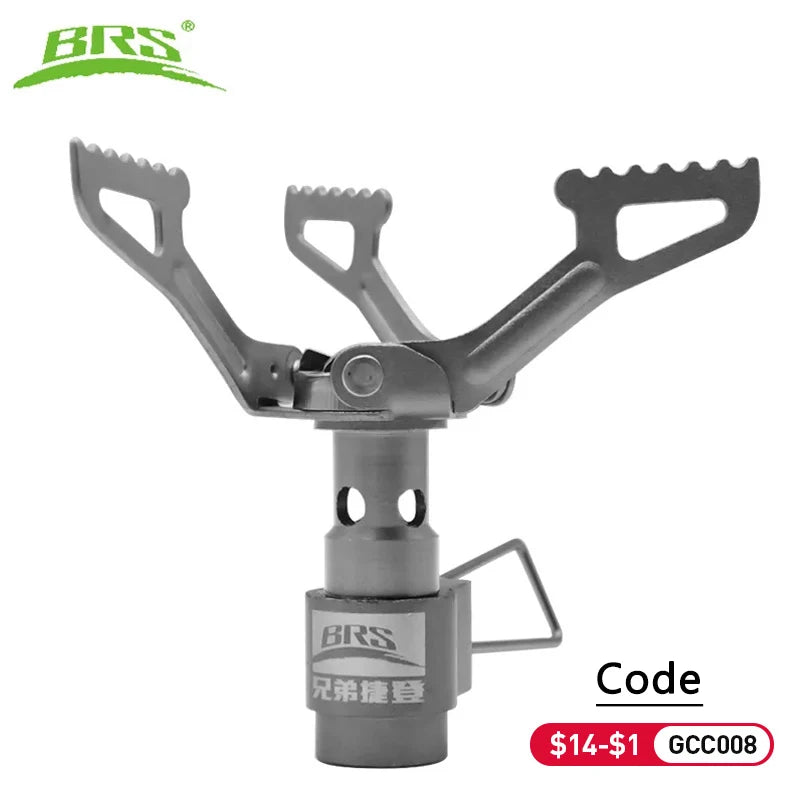 BRS Outdoor Gas Stove  Camping Gas Burner Portable Mini Titanium Stove Survival Furnace Pocket Picnic Gas Cooker brs-3000t