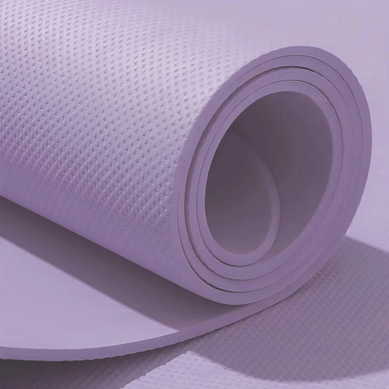 1Pc Purple Yoga Mat Anti-skid Sports Fitness EVA Comfort Foam Thick Yoga Mat for Exercise Yoga and Pilates Gymnastics Mat