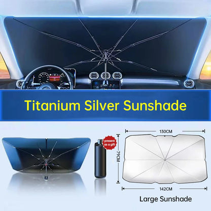 For Ford Focus 2 3 F150 Ecosport C-Max S-Max Ka Mondeo Kuga Galaxy Fiesta Eage Car Windshield Sunshades Front Shading Umbrella